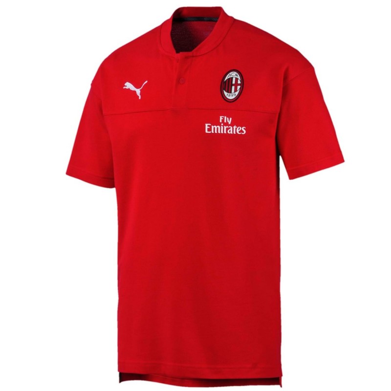 Polo de presentación roja AC Milan Casual 2020 - Puma - SportingPlus.net