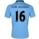 Manchester City Home Fußball Trikot 2012/13 Kun Aguero 16 Umbro