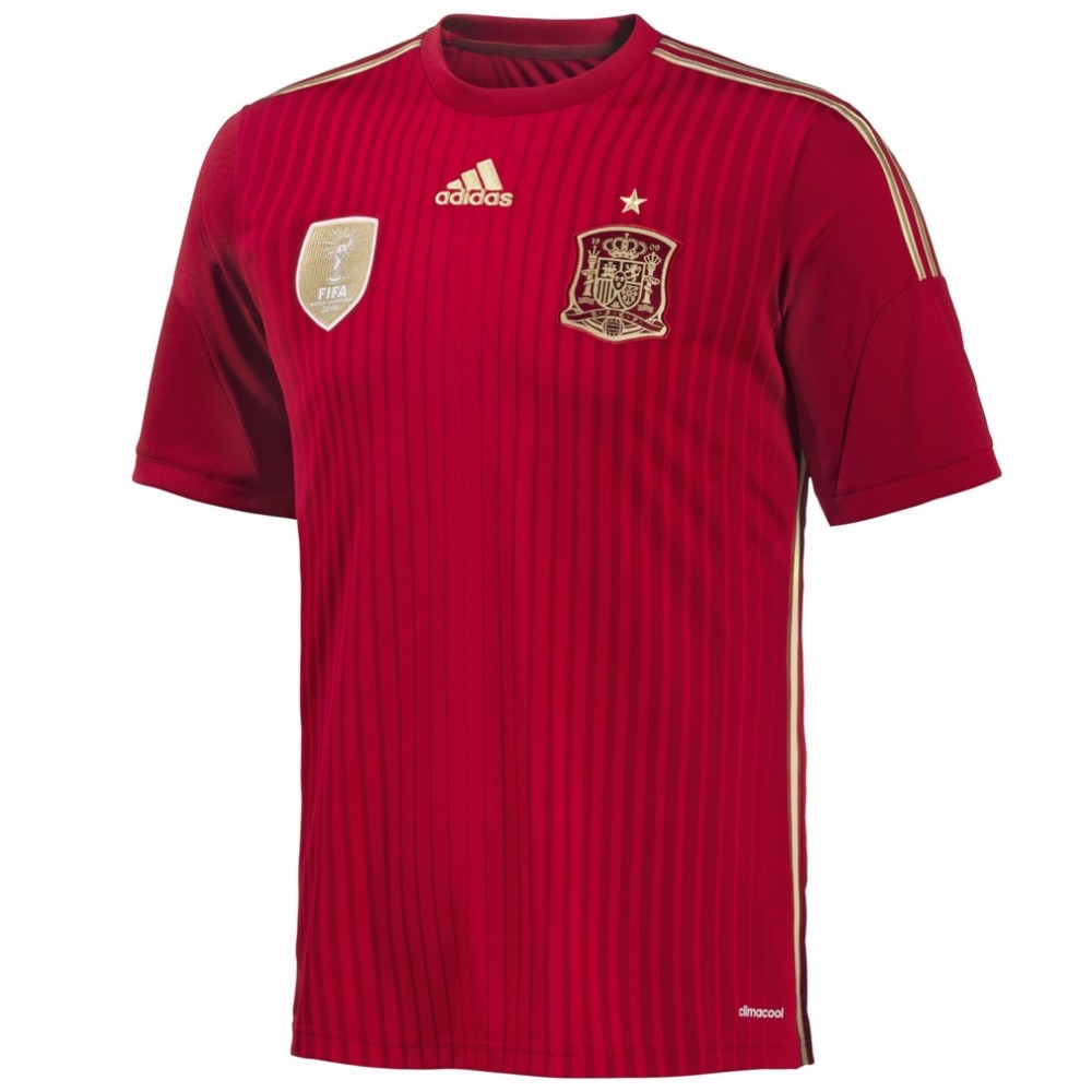 Spain national team Home football shirt 2014/15 - Adidas - SportingPlus -  Passion for Sport