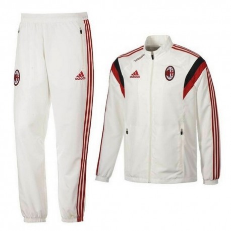 AC Milan white presentation tracksuit 2014/15 - Adidas - SportingPlus -  Passion for Sport