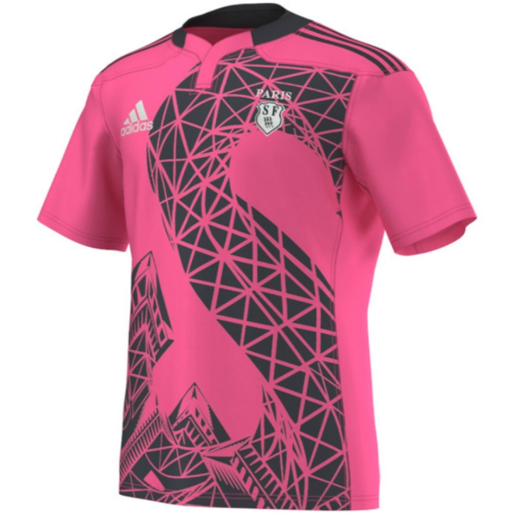 Stade Francais Away rugby jersey 2014/16 - Adidas - SportingPlus ...