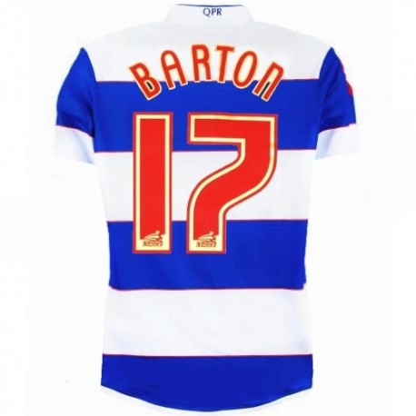 Maillot de foot QPR Queens Park Rangers Home 2013/14 Barton 17 - Lotto