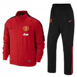 Manchester United FC Rot/Schwarz-Präsentation Trainingsanzug 2014/15 - Nike