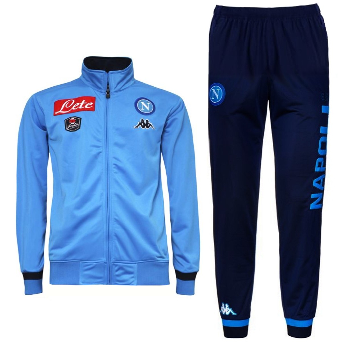 SSC Napoli training tracksuit 2015/16 sky blue - Kappa - SportingPlus.net