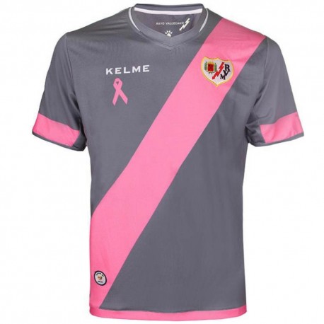 grey and pink football kit