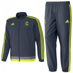 Real Madrid CF präsentationsanzug 2015/16 grau - Adidas