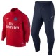 Survêtement tech rouge d'entrainement Paris Saint Germain PSG 2016 - Nike