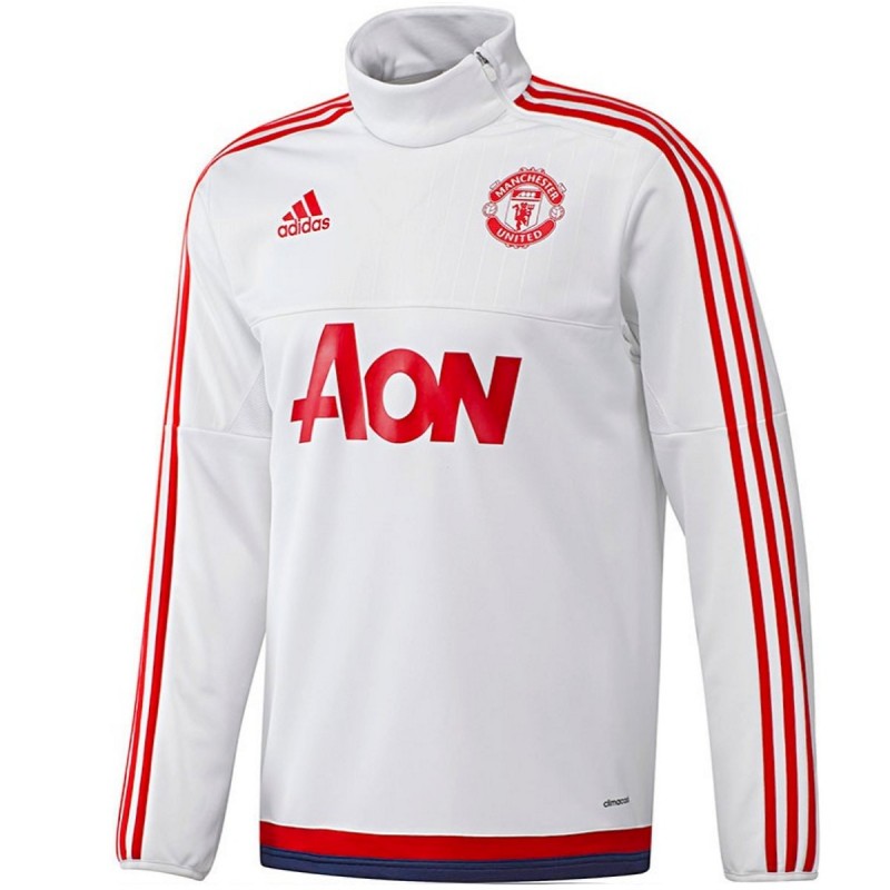 Manchester United white technical training top 2016 - Adidas ...