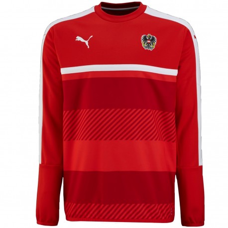 Sweat top d'entrainement Autriche 2016 rouge - Puma