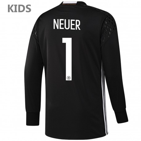 KINDER - Deutschland DFB Neuer 1 Fußball torwart heimtrikot 2016/17 - Adidas