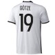 Germany Gotze 19 Home football shirt 2016/17 - Adidas