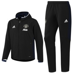 Manchester United training Präsentationsanzug 2016/17 schwarz - Adidas