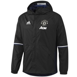 Chubasquero negro de entreno Manchester United 2016/17 - Adidas