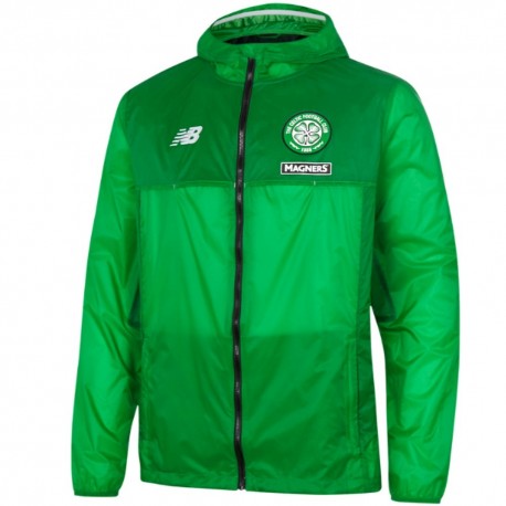 Celtic Glasgow training rain jacket 2016/17 green - New Balance ...