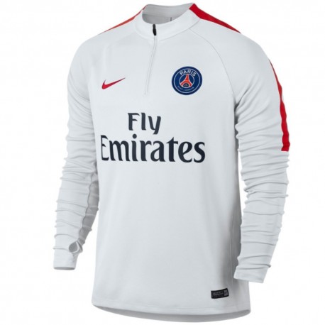 Felpa tecnica allenamento bianca Paris Saint Germain 2016/17 - Nike -  SportingPlus.net