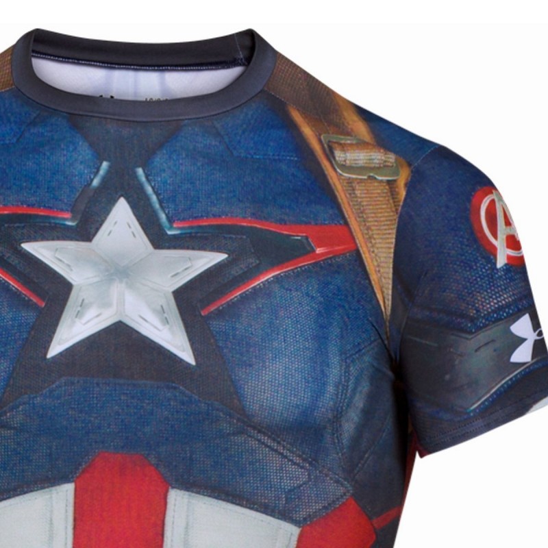 Armour "Transform Yourself" Captain America compression shirt -