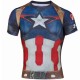 Under Armour "Transform Yourself" Captain America compression shirt 