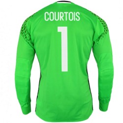 Belgien Fußball torwart heimtrikot 2016/17 Courtois 1 - Adidas