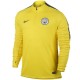 Sweat tech d'entrainement Manchester City 2017 jaune - Nike