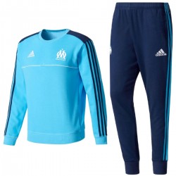 Survetement sweat d'entrainement Olympique Marseille 2017/18 - Adidas