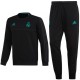 Real Madrid black training sweat tracksuit 2017/18 - Adidas