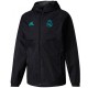 Real Madrid black training rain jacket 2017/18 - Adidas