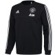 Manchester United black training sweat top 2017/18 - Adidas