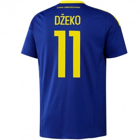 Bosnien Herzergowina Home Fußball Trikot 2016/17 Dzeko 11 - Adidas