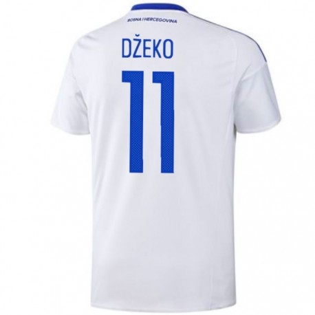 Camiseta de futbol Bosnia y Herzegovina segunda 2016/17 Dzeko 11 - Adidas