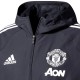 Manchester United dark grey presentation tracksuit 2017/18 - Adidas