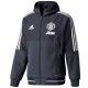 Manchester United dark grey presentation tracksuit 2017/18 - Adidas