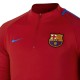 FC Barcelona sudadera tecnica de entreno roja 2017/18 - Nike