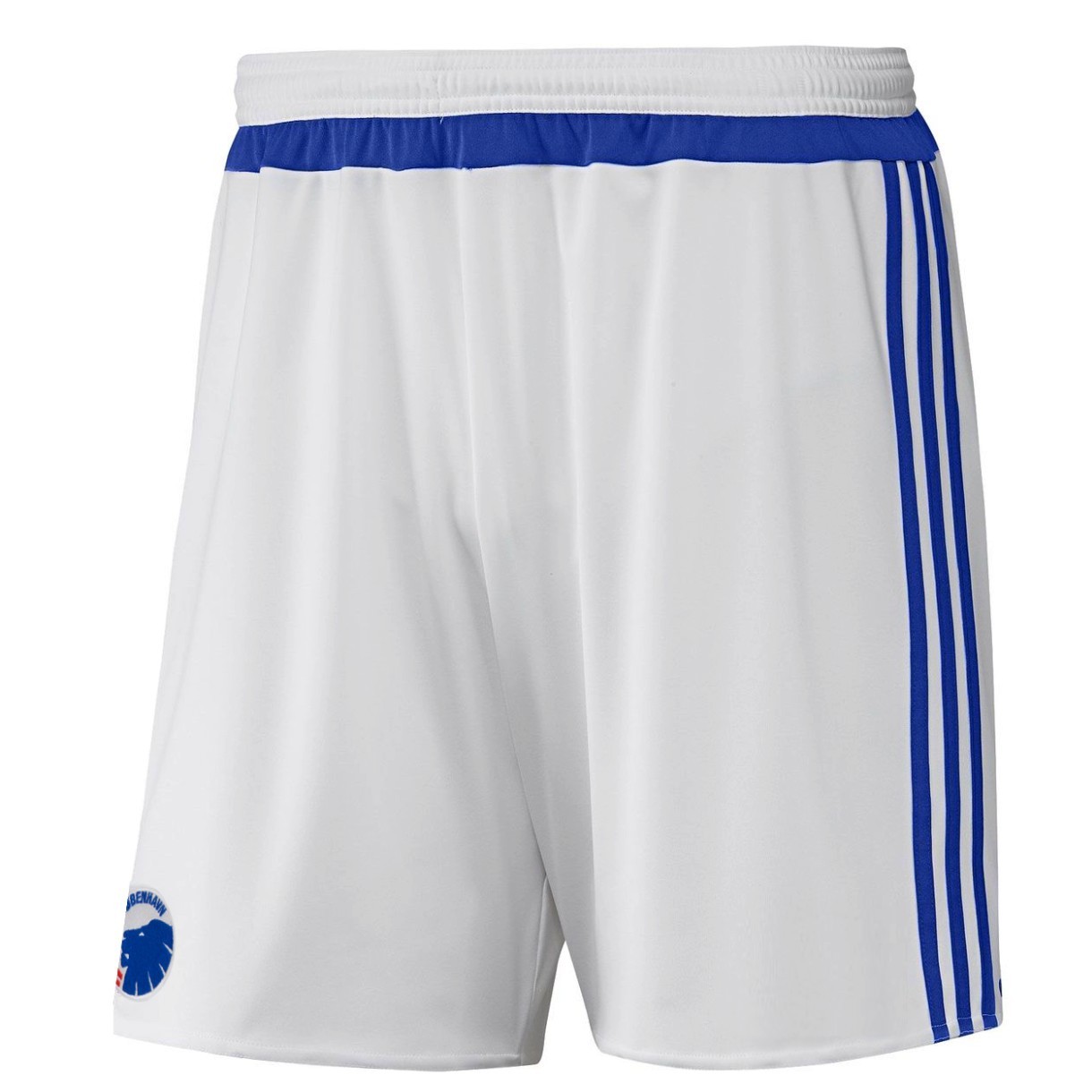 white adidas football shorts