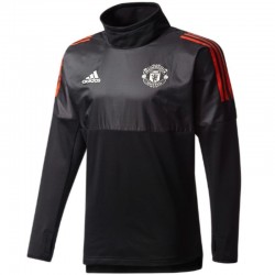 Manchester United black UCL training tech sweatshirt 2017/18 - Adidas