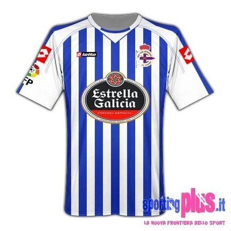 Maglia Deportivo La Coruna Heim 10/11 von Lotto