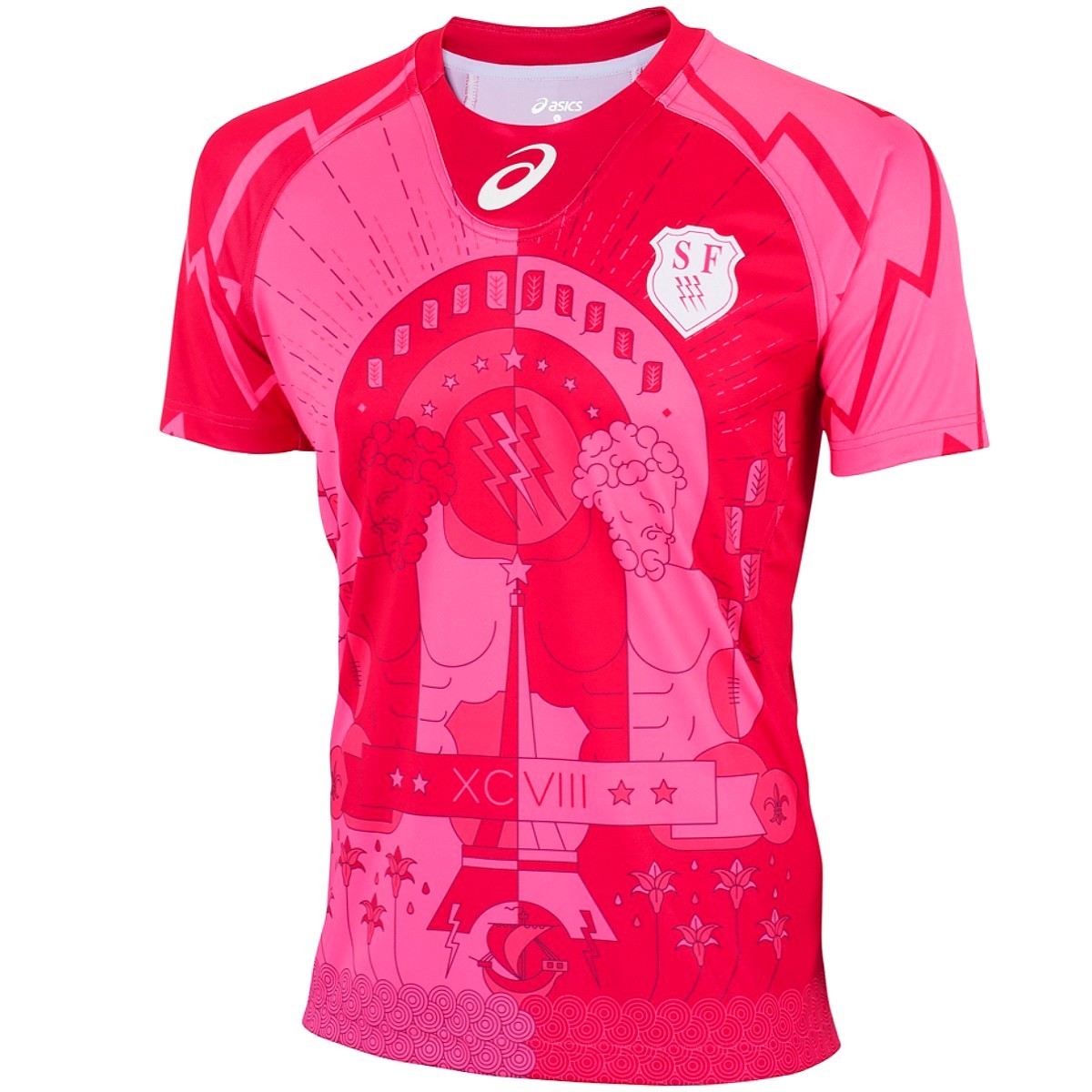 Stade Francais Away rugby jersey 2015 