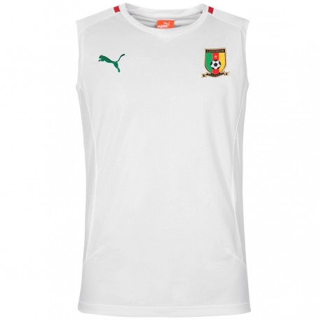 Cameroon national team white training sleeveless shirt 2016 - Puma