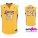 Camiseta de los Angeles Lakers por Adidas-Kobe Bryant 24