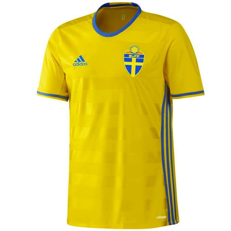 Sweden national team Player Issue Home shirt 2016/17 - Adidas