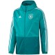 Veste coupe pluie d'entrainement Allemagne 2018/19 vert - Adidas